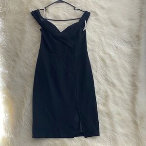 Lulu's Chic Black Strapless Dress
